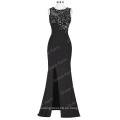 Grace Karin 2016 Ärmelloses High-Split Schwarzes Elegantes Abendkleid 8 Größe US 2 ~ 16 GK000043
